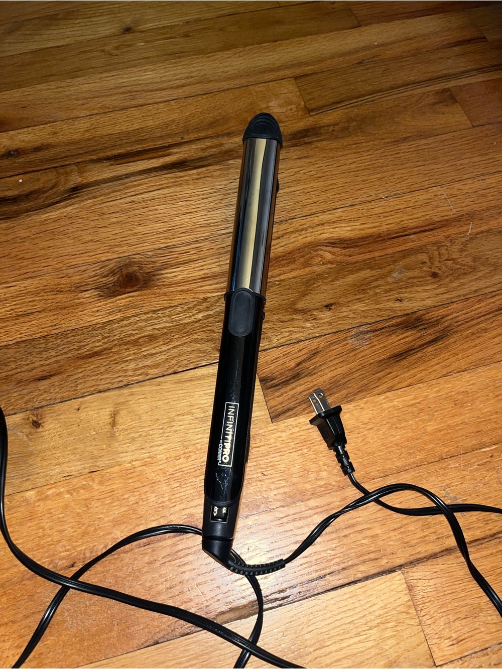 InfinitiPRO Black Curling Iron - Sleek Black Barrel